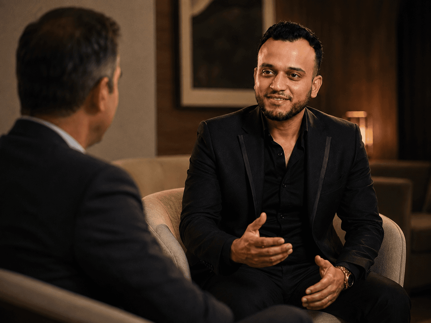 Asif Sayed in a private executive coaching conversation